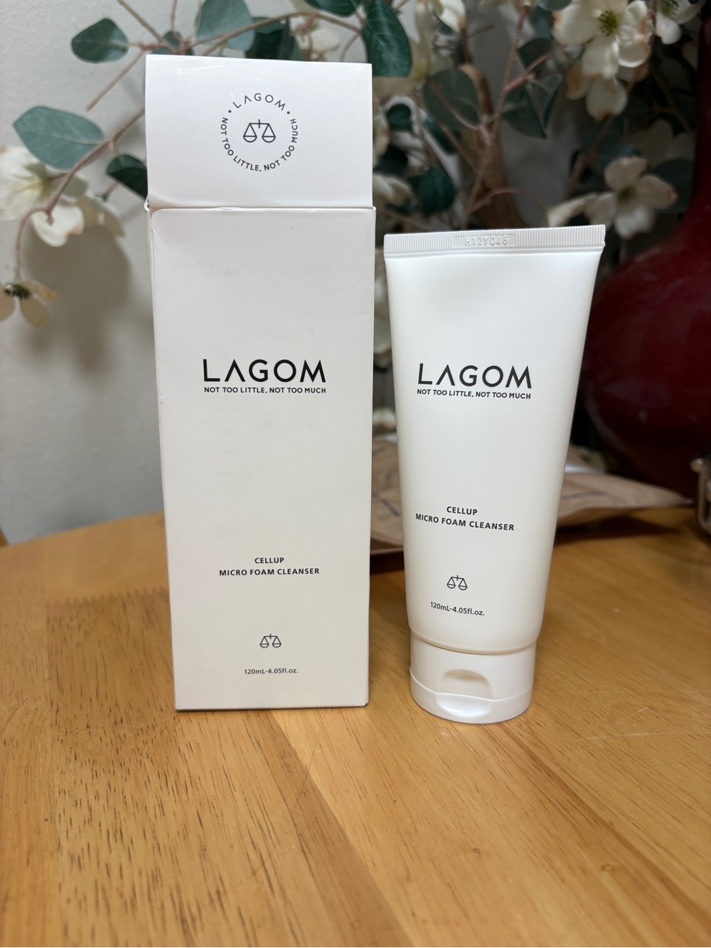 LAGOM Cellup Micro Foam Cleanser, full Sz 4.05oz/120ml, SEALED, BNIB,exp:09/2028